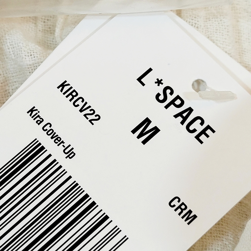 NWT L*SPACE Kira Swimsuit Cover Up Coverup Cover-Up Gauzy Maxi Dress Medium NEW - Picture 10 of 15